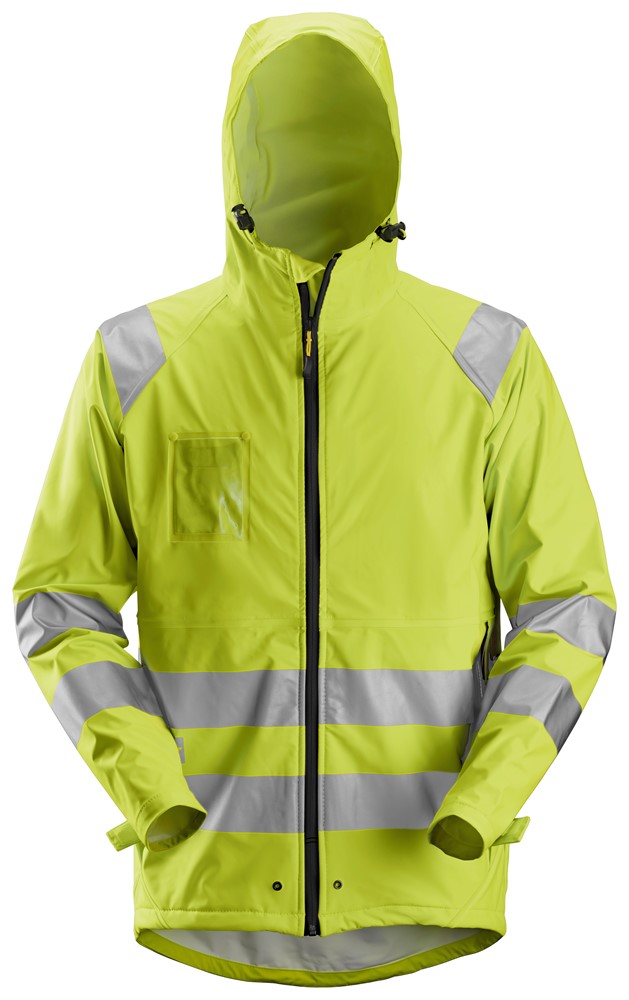 High-Vis PU Regen-Arbeitsjacke, Klasse 3