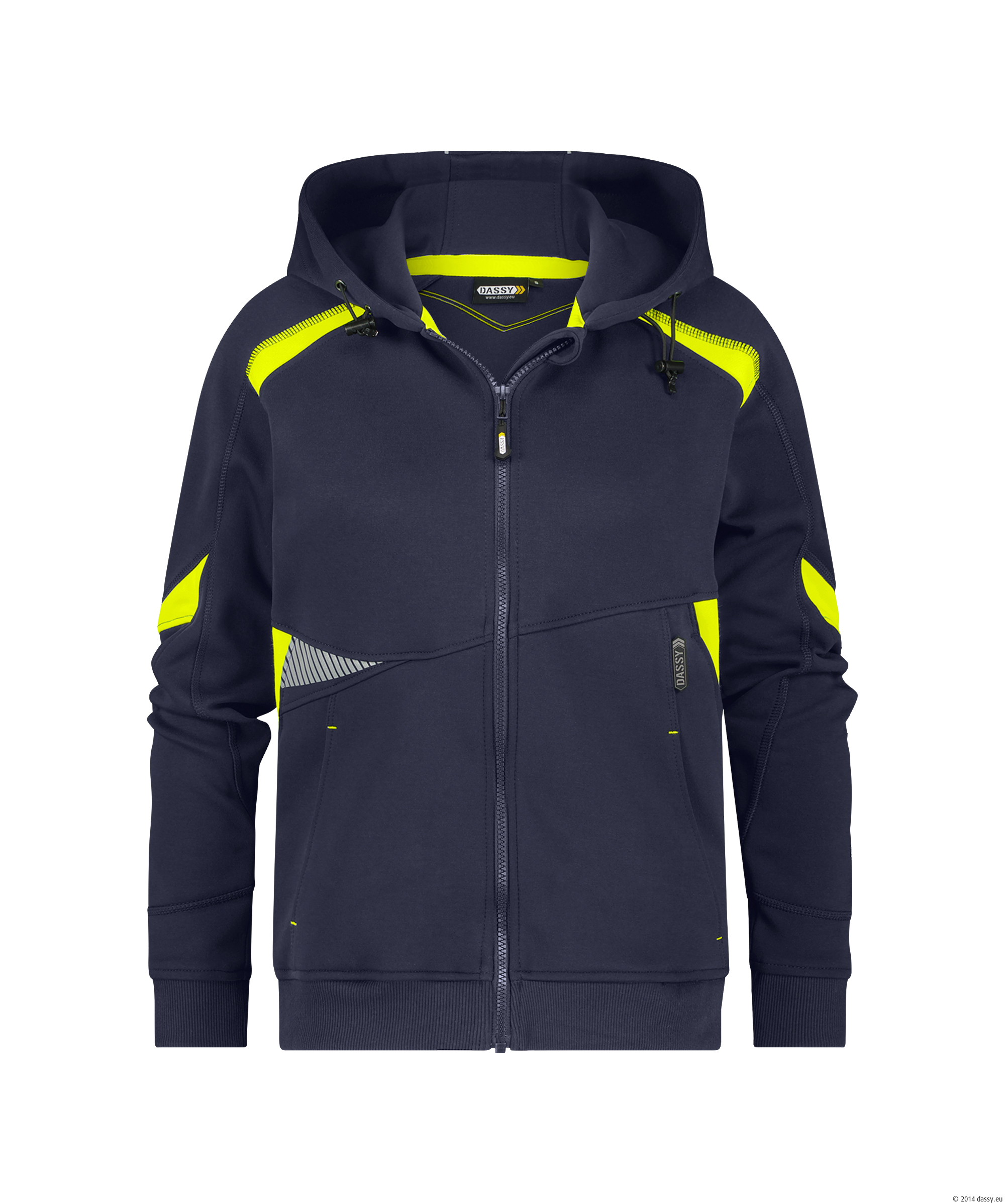 DASSY® Santos Women 6895-nachtblau-neongelb XS DASSY® Santos Women 6895-nachtblau-neongelb XS