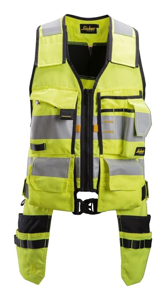 High-Vis-Werkzeugweste, Warnschutzklasse 1