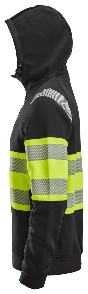 High-Vis-Kapuzenjacke mit durchgehendem Reißverschluss, Warnschutzklasse 1 High-Vis-Kapuzenjacke mit durchgehendem Reißverschluss, Warnschutzklasse 1