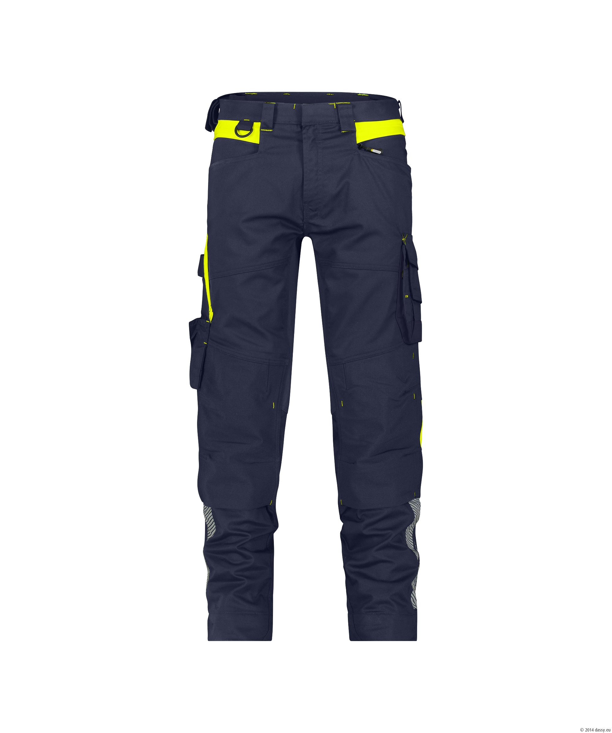 DASSY® Canton 6895-nachtblau-neongelb Minus, 40 DASSY® Canton 6895-nachtblau-neongelb Minus, 40