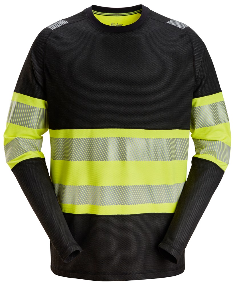 High-Vis-Langarm-T-Shirt der Warnschutzklasse 1