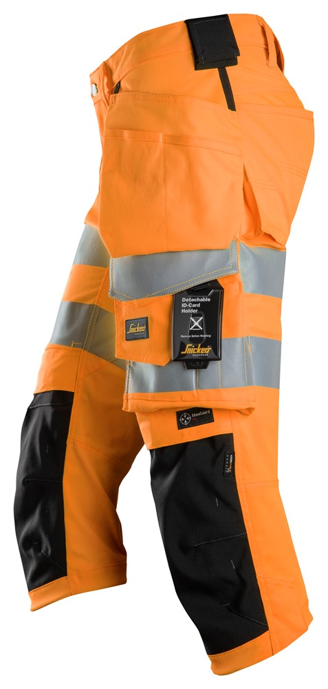 High-Vis-Stretch-Piratenhose mit Holstertaschen, Warnschutzklasse 1/2 High-Vis-Stretch-Piratenhose mit Holstertaschen, Warnschutzklasse 1/2