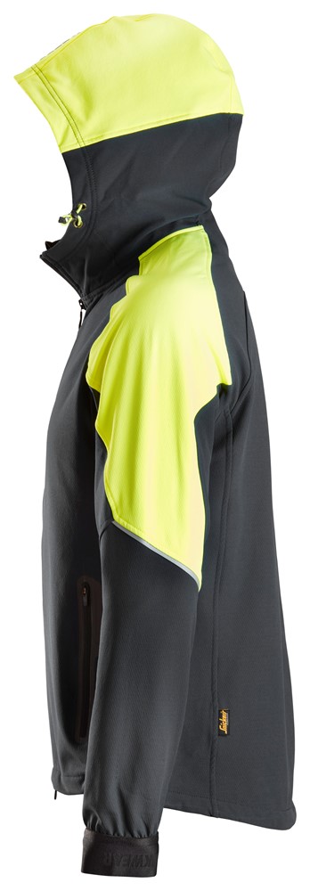 Neon Kapuzenjacke mit durchgehendem Reißverschluss Neon Kapuzenjacke mit durchgehendem Reißverschluss