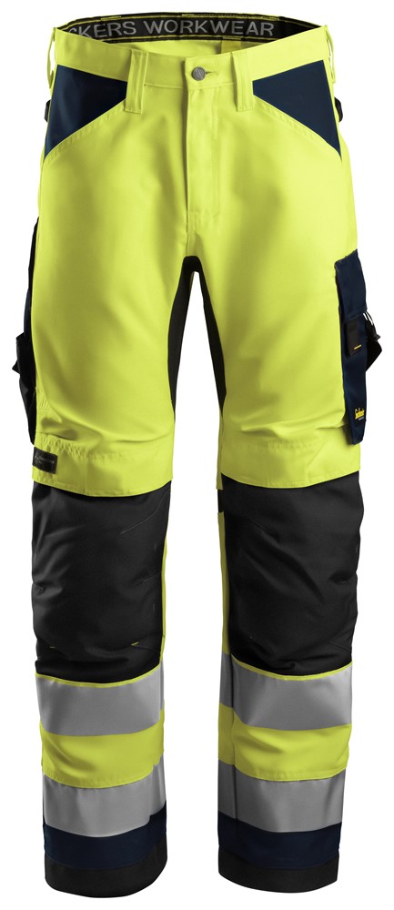 6695 - High Visibility Yellow - Navy