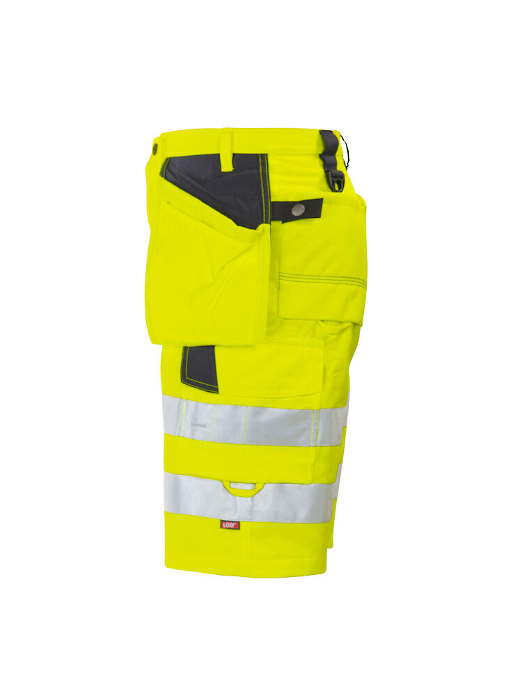 6503 SHORTS MIT HÄNGETASCHEN EN ISO 20471 KLASSE 2 10 gelb/marine hv C44 6503 SHORTS MIT HÄNGETASCHEN EN ISO 20471 KLASSE 2 10 gelb/marine hv C44