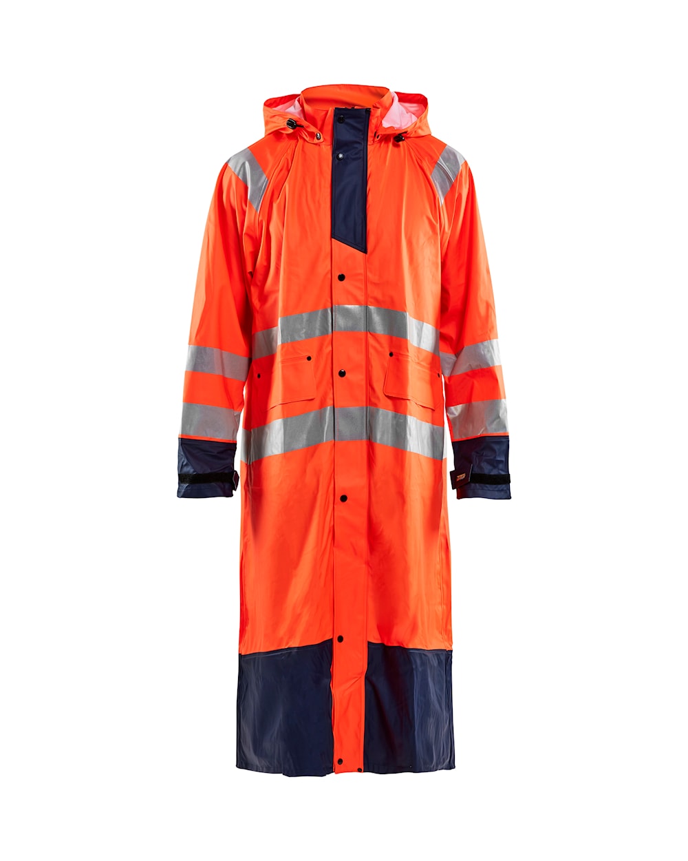 High Vis Orange/Marineblau