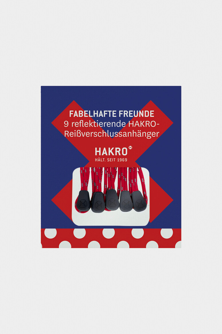 Hakro Reissverschlussanhänger "9 fabelhafte Freunde" Hakro Reissverschlussanhänger "9 fabelhafte Freunde"