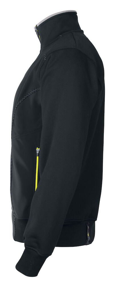 2121 SWEATSHIRT JACKE MIT KONTRAST REISSVERSCHLUSS 99 schwarz XS 2121 SWEATSHIRT JACKE MIT KONTRAST REISSVERSCHLUSS 99 schwarz XS