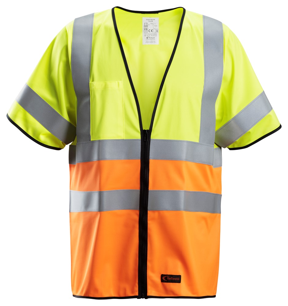 6655 - High Visibility Yellow - High Visibility Orange