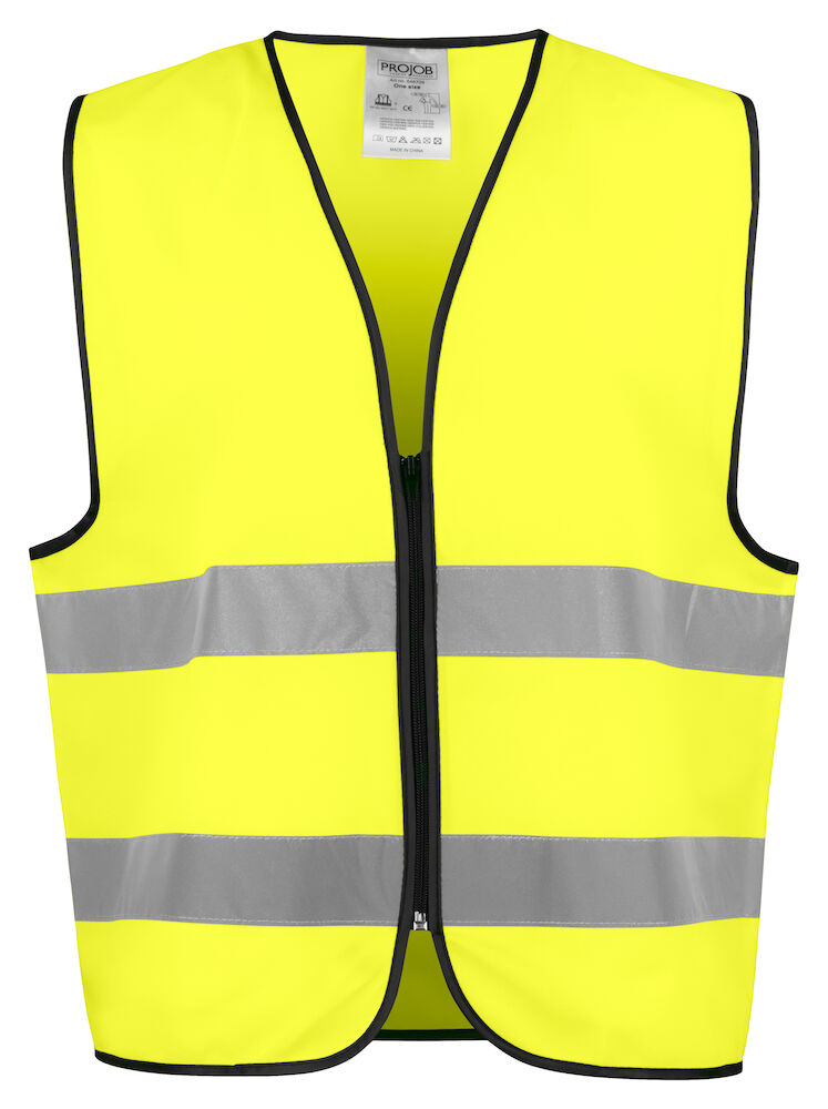 6709 SICHERHEITSWESTE MIT ZIP EN ISO 20471 KLASSE 2 11 gelb/schwarz hv One Size 6709 SICHERHEITSWESTE MIT ZIP EN ISO 20471 KLASSE 2 11 gelb/schwarz hv One Size