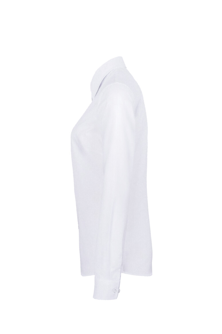 Hakro Langarm Mikralinar Bluse 001-weiss 2XS Hakro Langarm Mikralinar Bluse 001-weiss 2XS