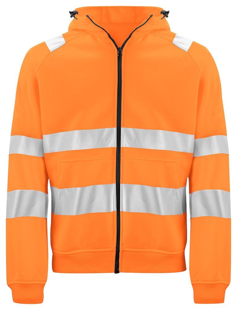 6132 KAPUZENJACKE FULL ZIP EN ISO 20471 KLASSE 3/2