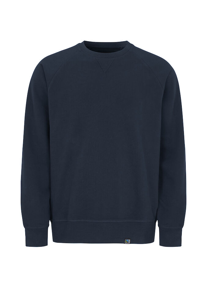 F. Terry Crew Neck Man 855 navy S