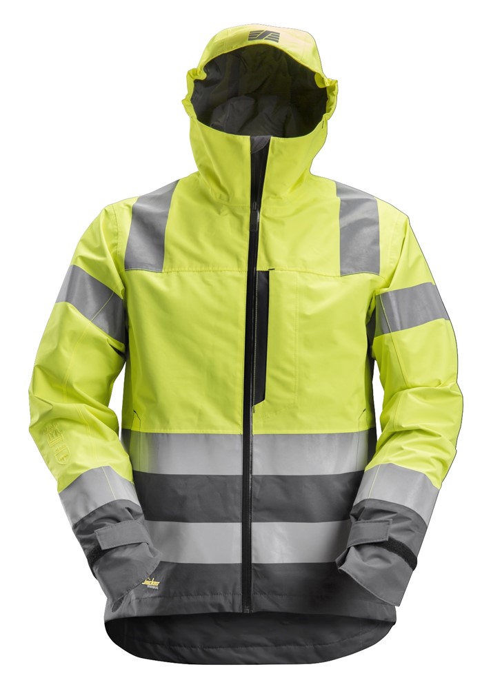 6658 - High Visibility Yellow - Steel Grey