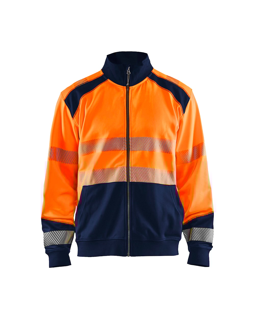 High Vis Orange/Marineblau
