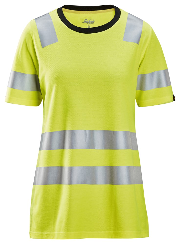 High-VIS, Damen-T-Shirt, Warnschutzklasse 2