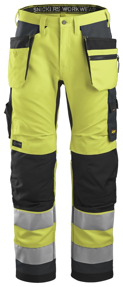 6658 - High Visibility Yellow - Steel Grey