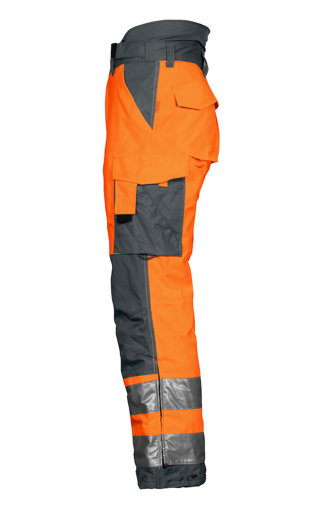 6514 GEFÜTTERTE HOSE MIT KNIEVERSTÄRKUNG EN ISO 20471 KLASSE 2 17 orange/grau C44, Standard 6514 GEFÜTTERTE HOSE MIT KNIEVERSTÄRKUNG EN ISO 20471 KLASSE 2 17 orange/grau C44, Standard