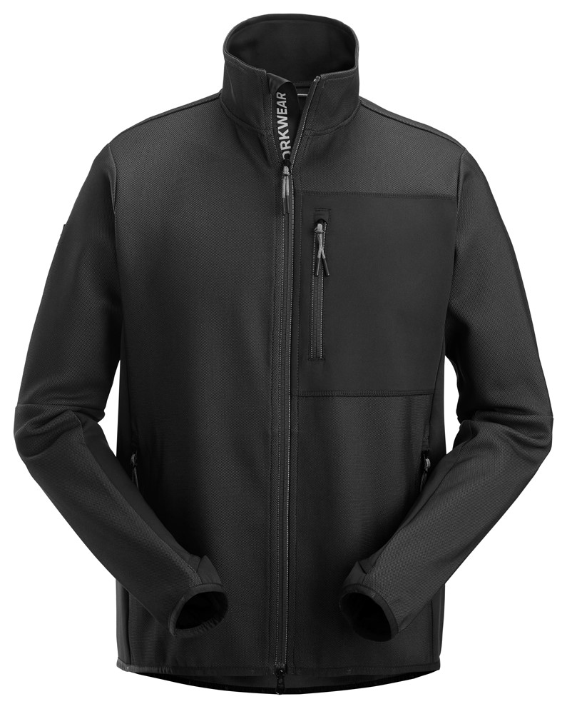 Zwischenschicht-Jacke mit durchgehendem Reißverschluss Zwischenschicht-Jacke mit durchgehendem Reißverschluss