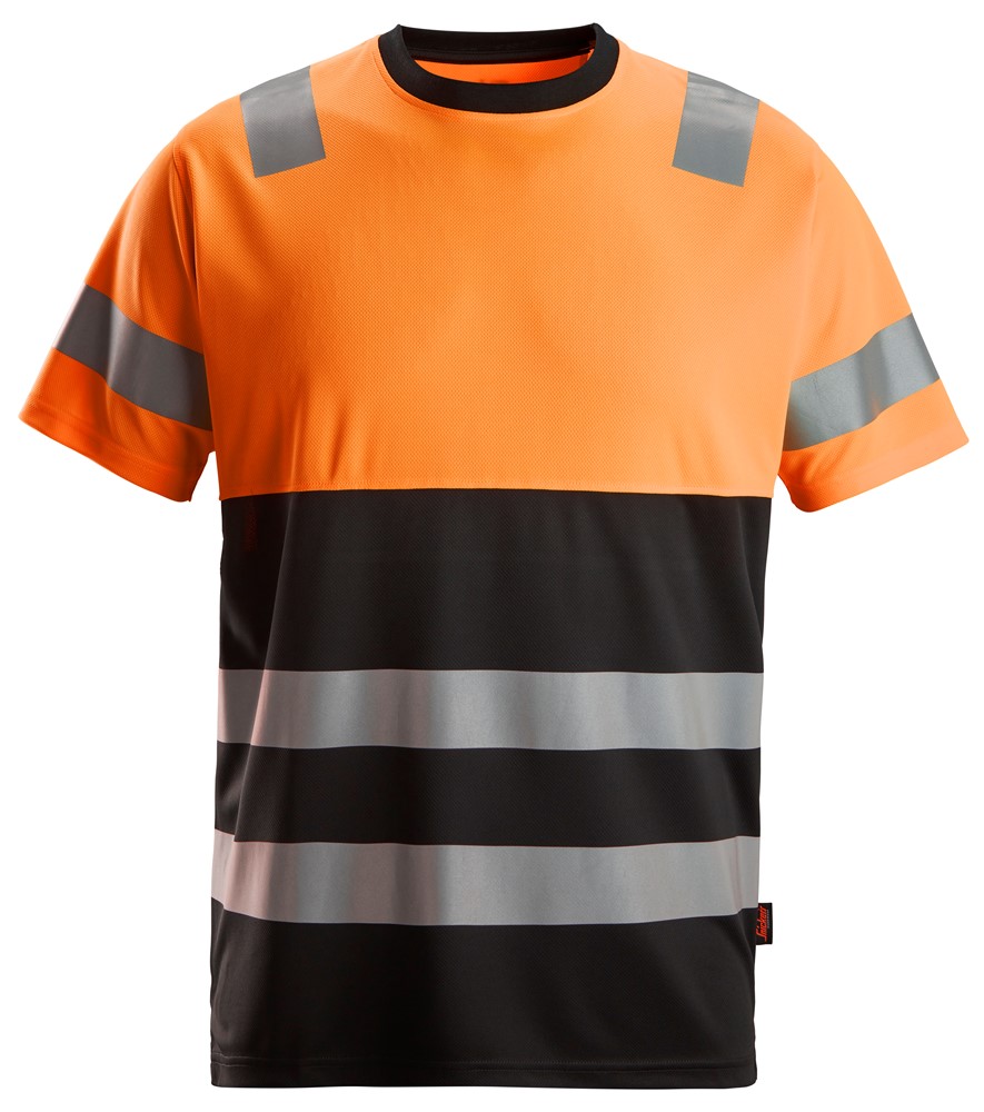 0455 -  Black - High Visibility Orange