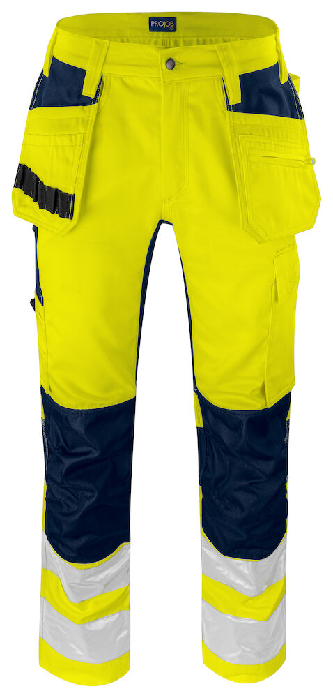 6570 BUNDHOSE STRETCH MIT HÄNGETASCHEN EN ISO 20471 KLASSE 2 10 gelb/marine hv C44, Standard 6570 BUNDHOSE STRETCH MIT HÄNGETASCHEN EN ISO 20471 KLASSE 2 10 gelb/marine hv C44, Standard