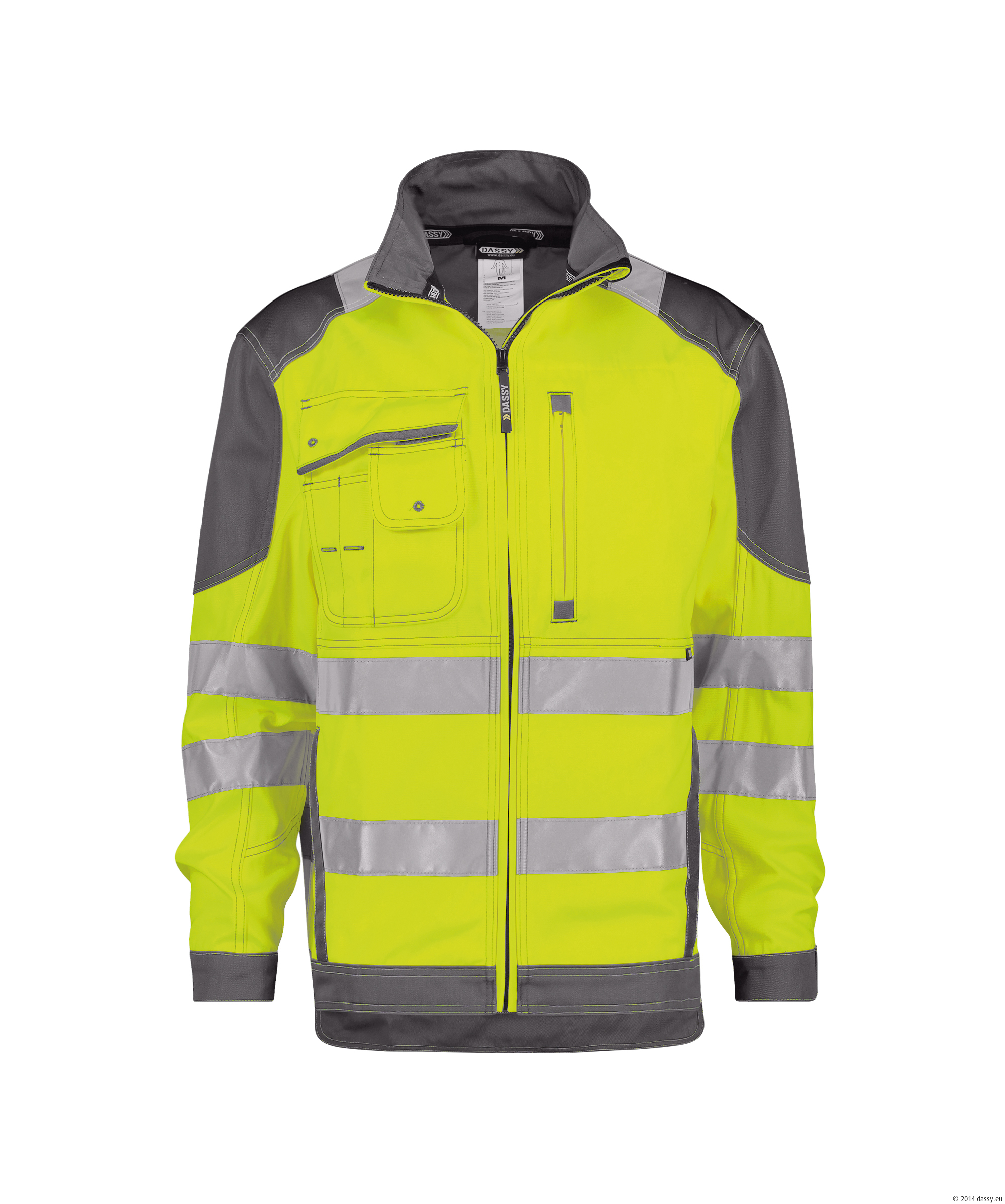 DASSY® Orlando 6941-neongelb-zementgrau XS DASSY® Orlando 6941-neongelb-zementgrau XS