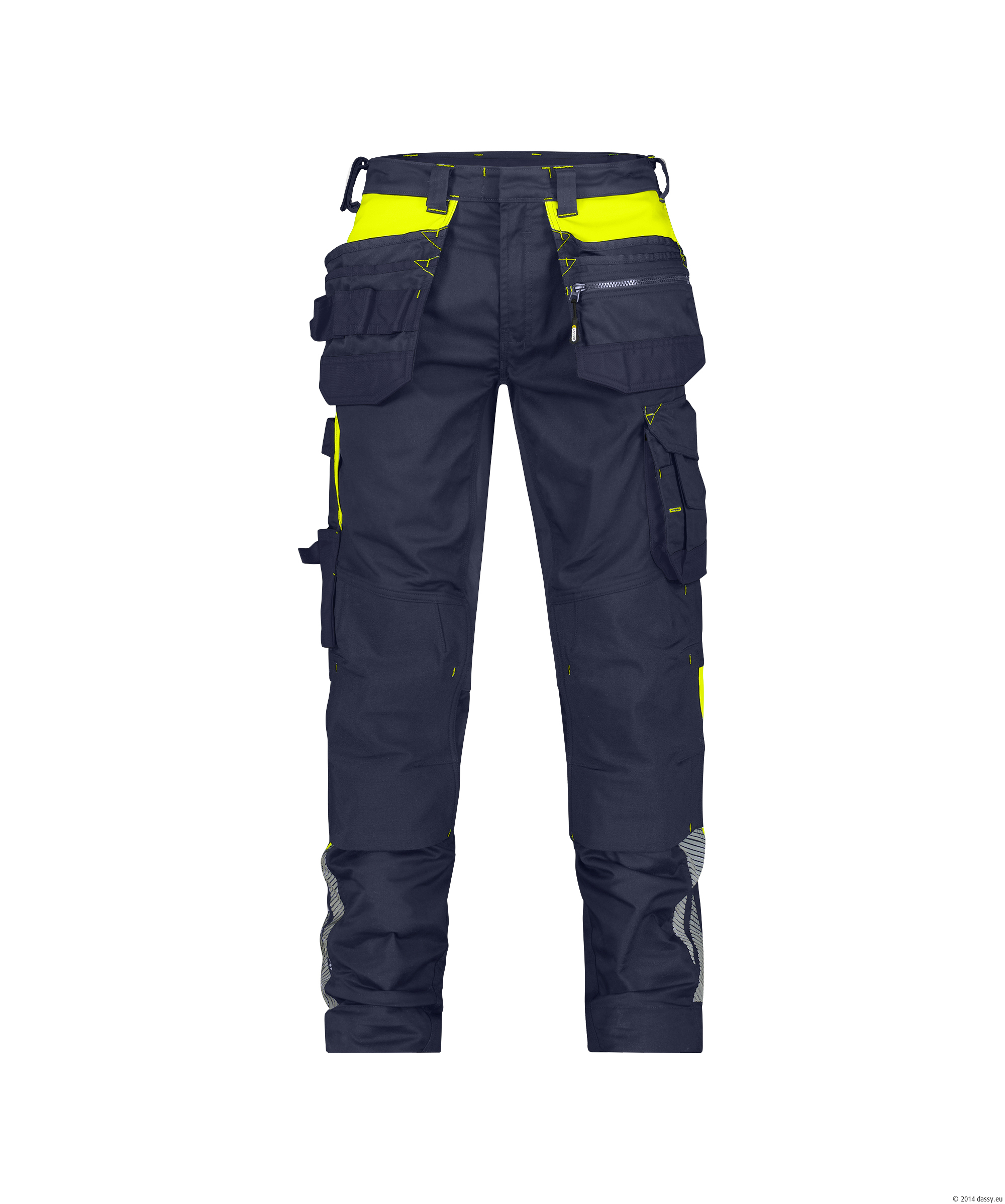 DASSY® Shanghai 6895-nachtblau-neongelb Minus, 40 DASSY® Shanghai 6895-nachtblau-neongelb Minus, 40