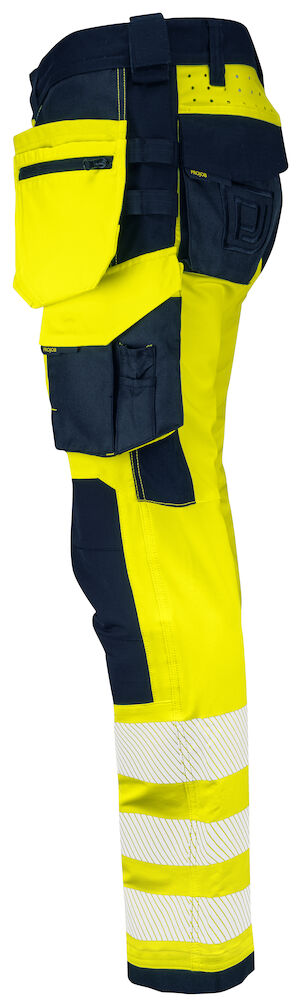6573 BUNDHOSE VOLLSTRETCH MIT HÄNGETASCHEN EN ISO 20471 KLASSE 2 10 gelb/marine hv C44, Standard 6573 BUNDHOSE VOLLSTRETCH MIT HÄNGETASCHEN EN ISO 20471 KLASSE 2 10 gelb/marine hv C44, Standard