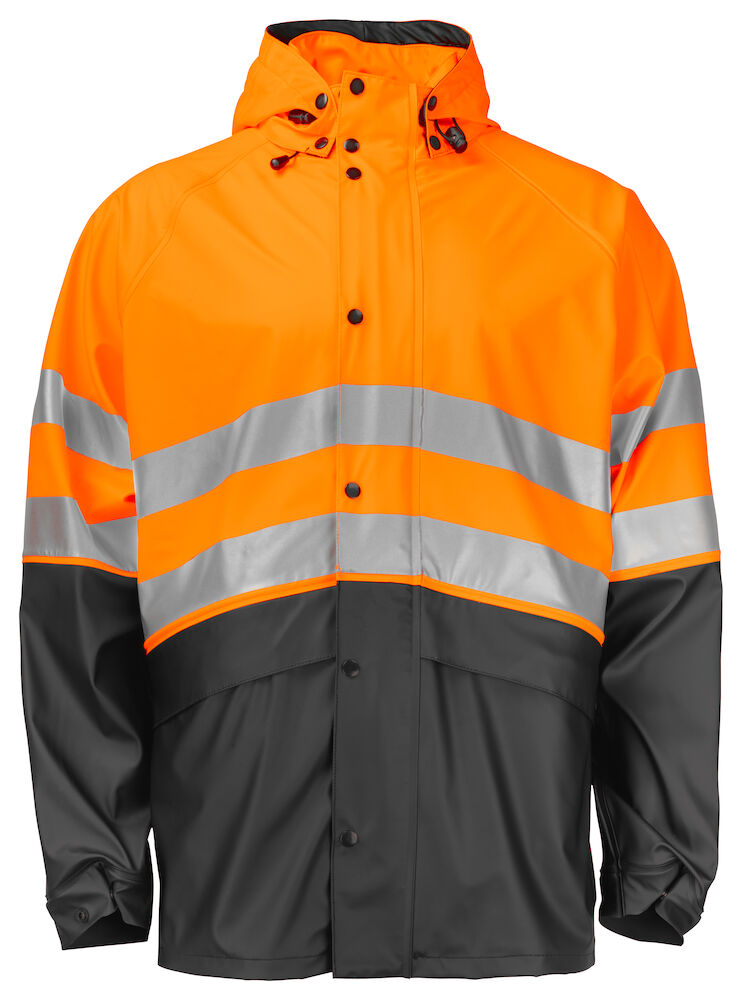 6431 REGENJACKE EN ISO 20471 KLASSE 3/2