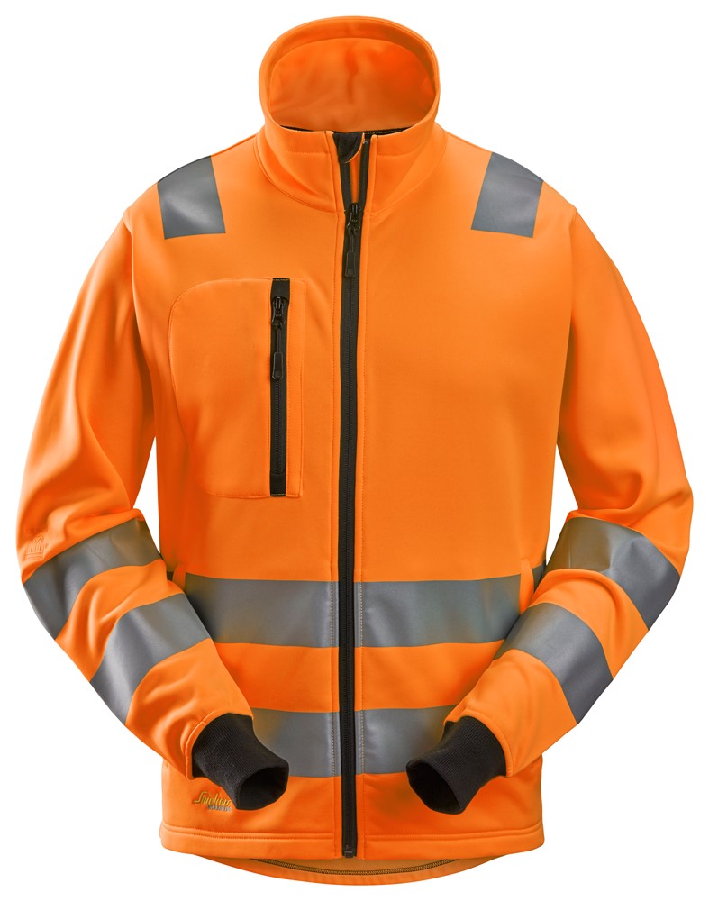 High-Vis-Jacke mit durchgehendem Reißverschluss, Warnschutzklasse 2/3 High-Vis-Jacke mit durchgehendem Reißverschluss, Warnschutzklasse 2/3