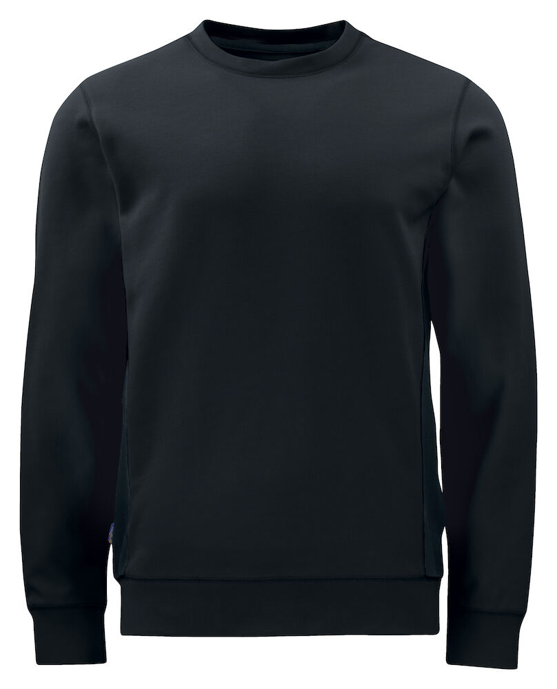 2127 SWEATSHIRT MIT KONTRASTELEMENTEN 99 schwarz XS