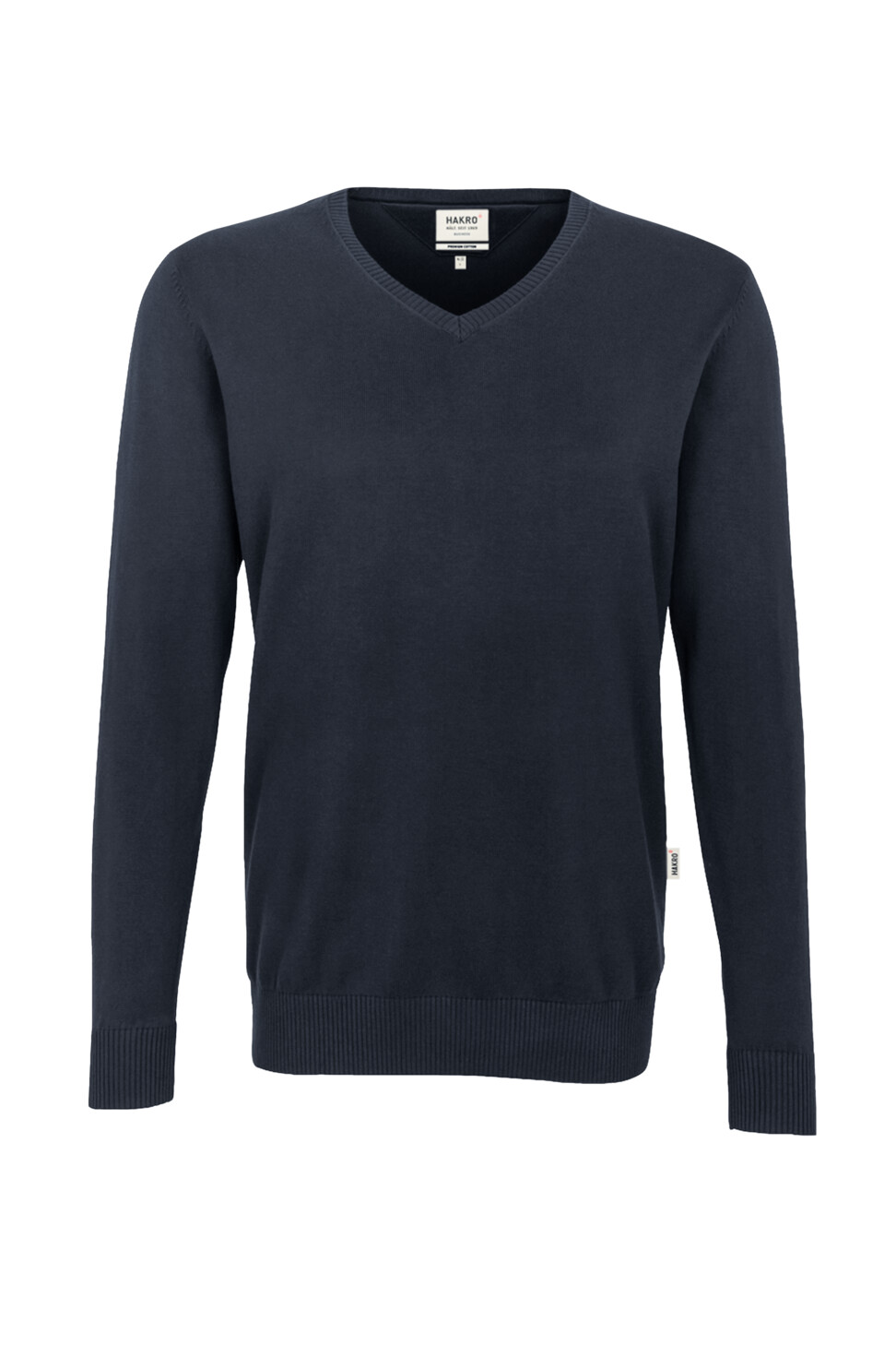 Hakro V-Pullover Baumwolle 034-tinte XS