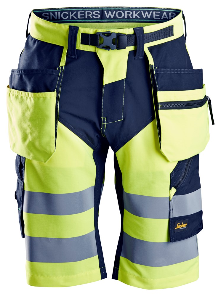 High-Vis Shorts+ Holstertaschen, Klasse 1