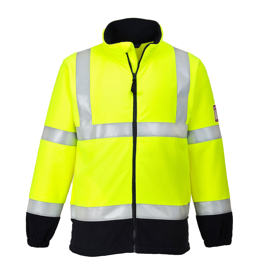 Portwest Warnschutz-Fleecejacke - Flammhemmend & antistatisch