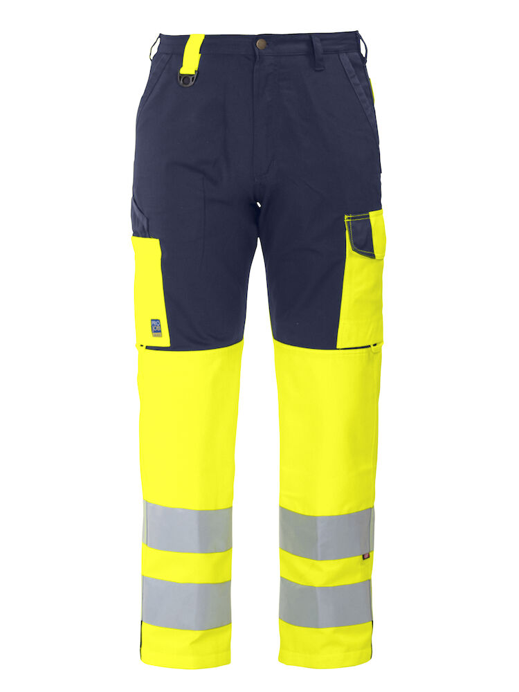 6501 ARBEITSHOSE EN ISO 20471 KLASSE 2 GERADER SCHNITT 10 gelb/marine hv C44, Standard 6501 ARBEITSHOSE EN ISO 20471 KLASSE 2 GERADER SCHNITT 10 gelb/marine hv C44, Standard