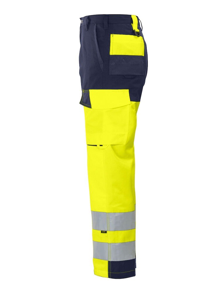 6501 ARBEITSHOSE EN ISO 20471 KLASSE 2 GERADER SCHNITT 10 gelb/marine hv C44, Standard 6501 ARBEITSHOSE EN ISO 20471 KLASSE 2 GERADER SCHNITT 10 gelb/marine hv C44, Standard
