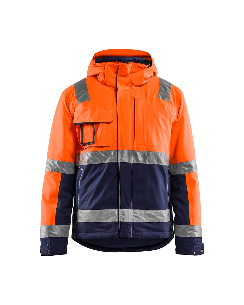 High Vis Orange/Marineblau