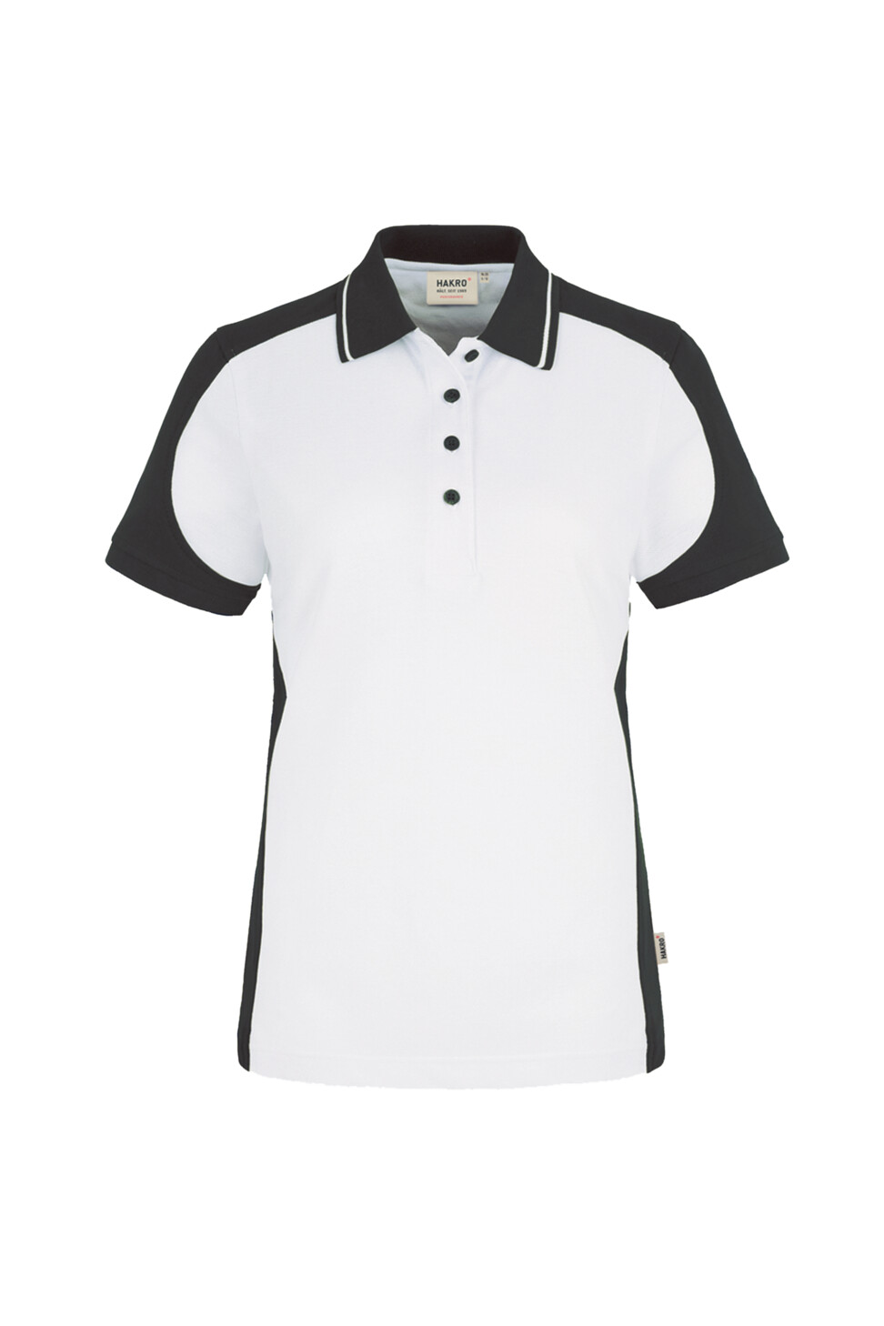 Hakro Damen Poloshirt Contrast Mikralinar 001028-weiss/anthrazit XS