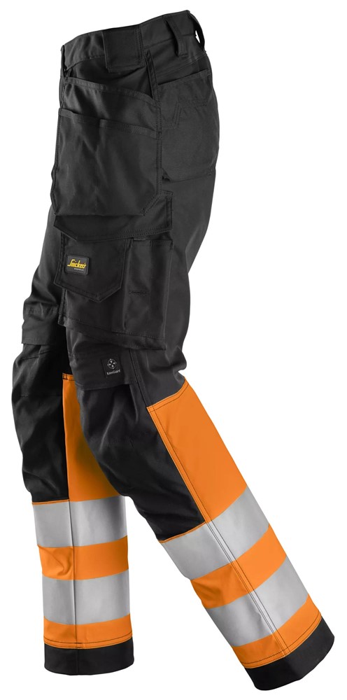 High-Vis-Damenstretchhose mit Holstertaschen, Warnschutzklasse 1 High-Vis-Damenstretchhose mit Holstertaschen, Warnschutzklasse 1