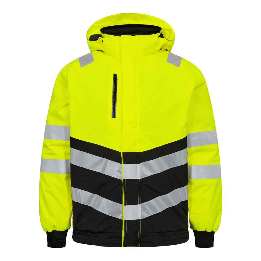 F. Engel Safety Pilotjacke Gelb F. Engel Safety Pilotjacke Gelb