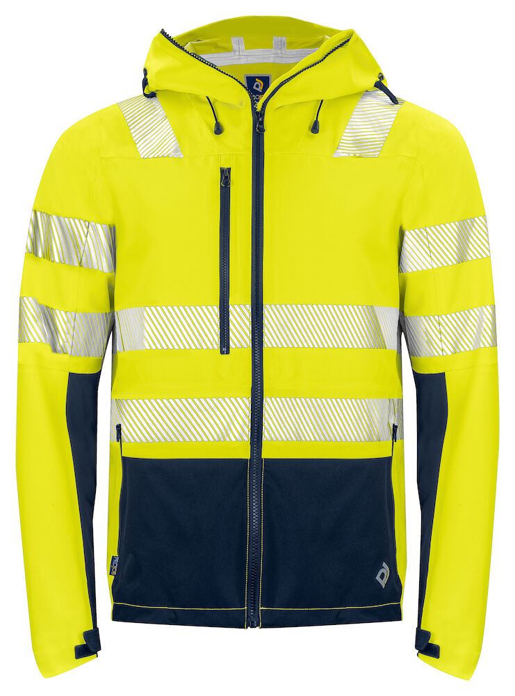 6416 FUNKTIONS JACKE EN ISO 20471 KLASSE 3/2 10 gelb/marine hv 3XL