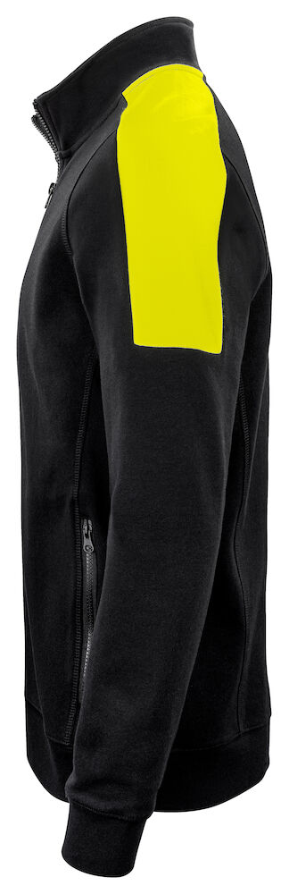 2129 SWEATSHIRT FULL ZIP MIT KONTRASTELEMENTEN