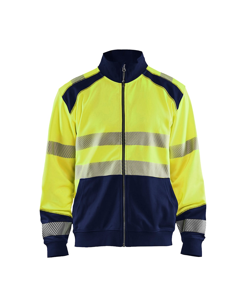 High Vis Gelb/Marineblau