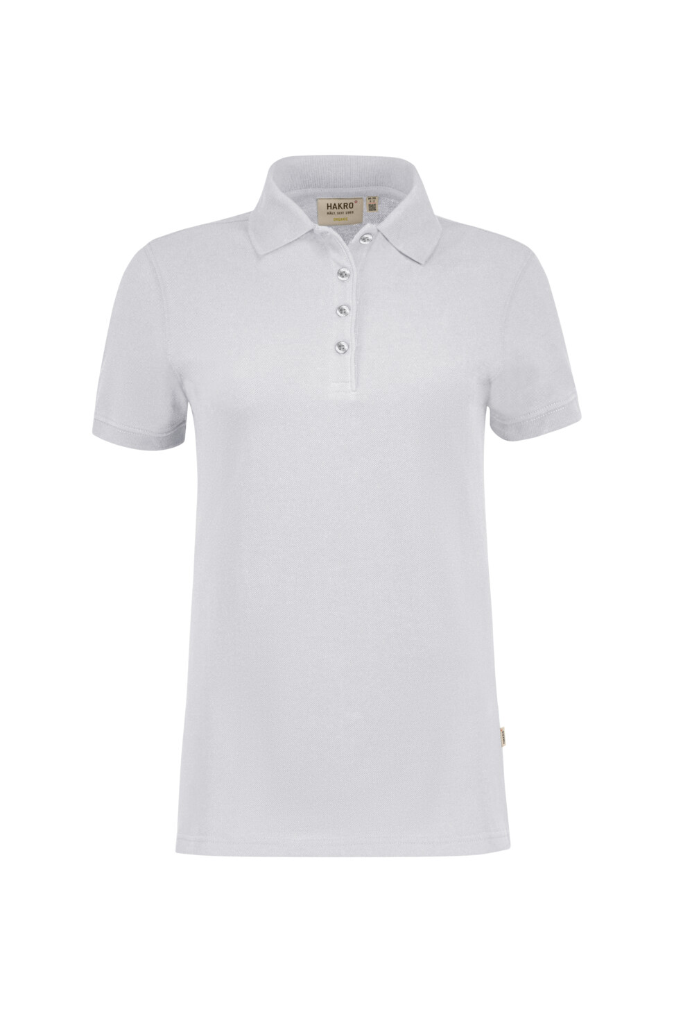 Hakro Damen Poloshirt Bio-Baumwolle GOTS 001-weiss 2XS