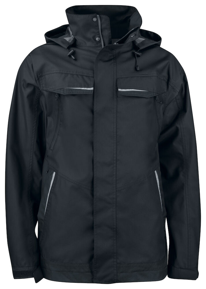 4440 WIND- UND WASSERDICHTER REGENJACKE MIT KONTRASTELEMENTEN 99 schwarz 4XL 4440 WIND- UND WASSERDICHTER REGENJACKE MIT KONTRASTELEMENTEN 99 schwarz 4XL