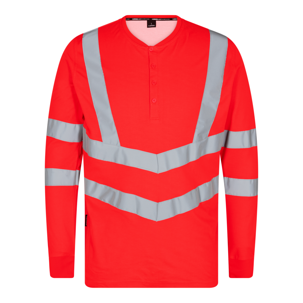 Safety Grandad langarm-Shirt Safety Grandad langarm-Shirt