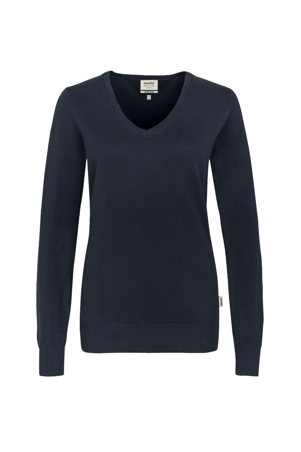 Hakro Damen V-Pullover Baumwolle 034-tinte XS Hakro Damen V-Pullover Baumwolle 034-tinte XS