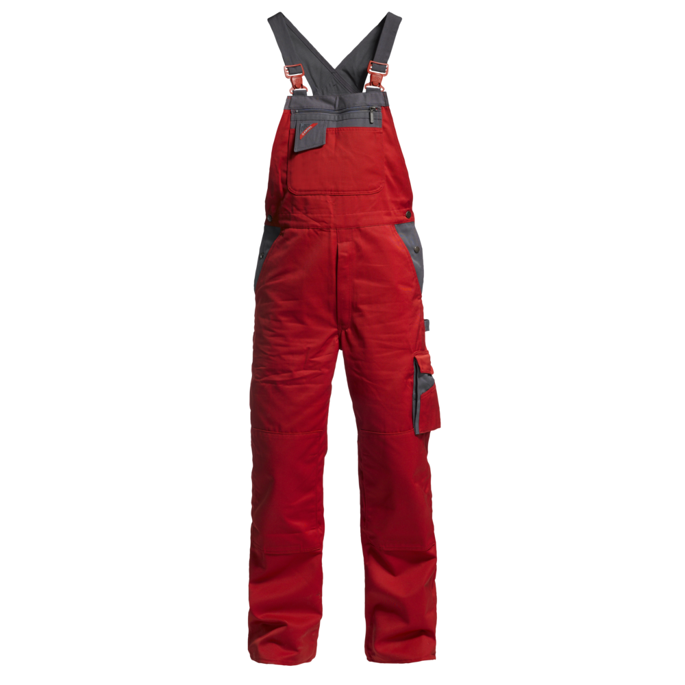 Enterprise Latzhose 1125 rot/grau CH36, Standard Enterprise Latzhose 1125 rot/grau CH36, Standard