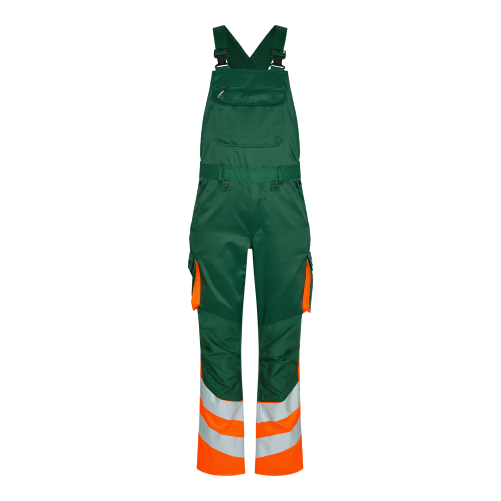 Safety Light Latzhose 110 grün/orange CH36, Standard Safety Light Latzhose 110 grün/orange CH36, Standard